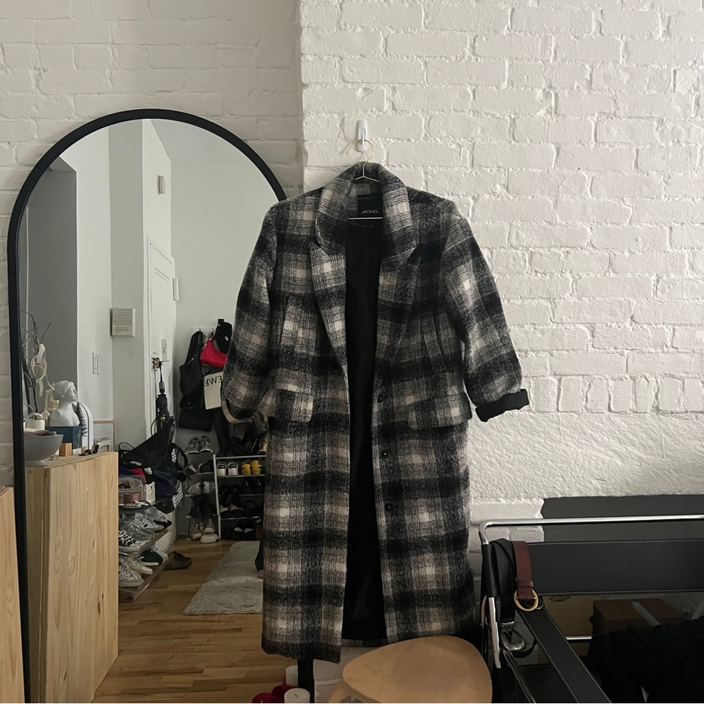 MONKI Plaid Coat - XS